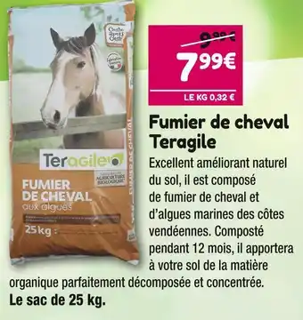 Point Vert Teragile fumier de cheval offre