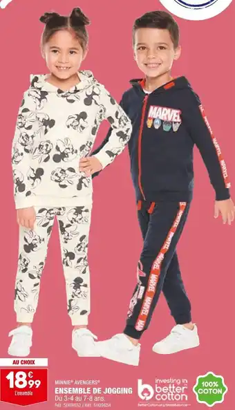 Minnie avengers ensemble de jogging