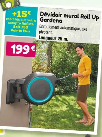 Point Vert Gardena dévidoir mural roll up offre