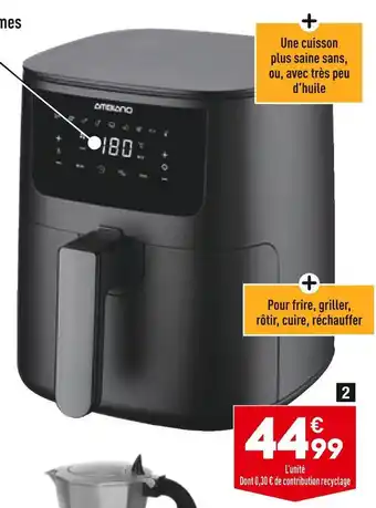 ALDI Ambiano friteuse à air, sans huile offre