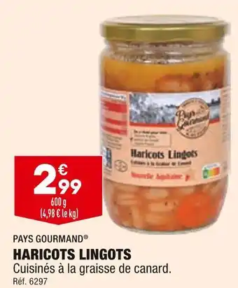 ALDI Pays gourmand haricots lingots offre