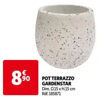 Gardenstar pot terrazzo