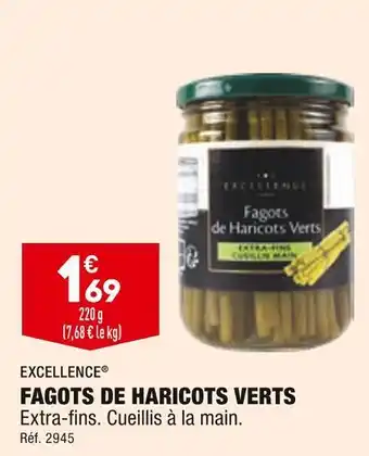 ALDI Excellence fagots de haricots verts offre