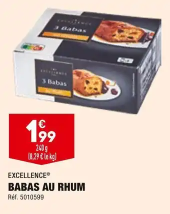 ALDI Excellence babas au rhum offre