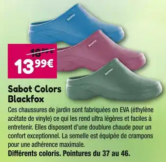Blackfox sabot colors