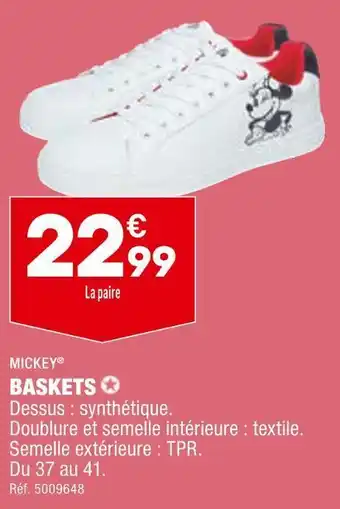 ALDI Mickey baskets offre