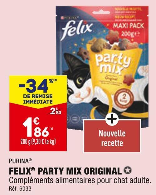 Promo Purina felix party mix original chez ALDI