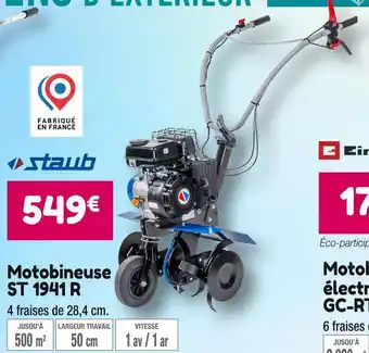 Point Vert Staub motobineuse st 1941 r offre