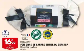 ALDI Excellence foie gras de canard entier du gers igp offre
