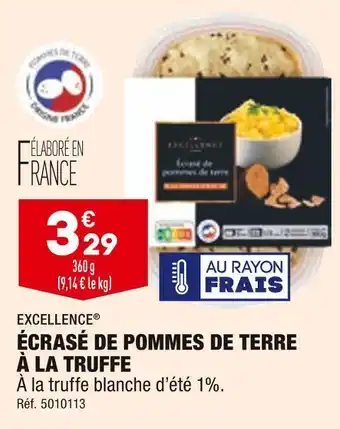ALDI Excellence écrasé de pommes de terre à la truffe offre
