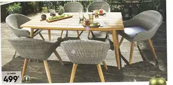 Bricorama Table extensible malte offre