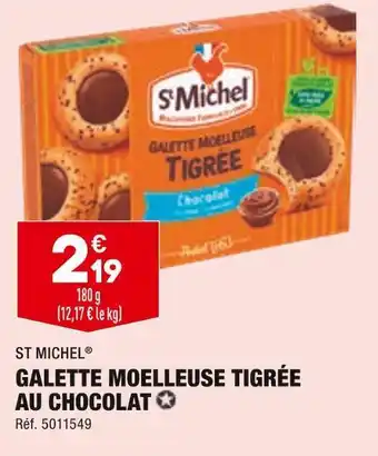 ALDI St michel galette moelleuse tigrée au chocolat offre
