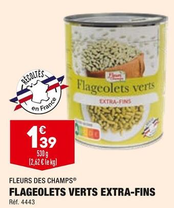 ALDI Fleurs des champs flageolets verts extra-fins offre