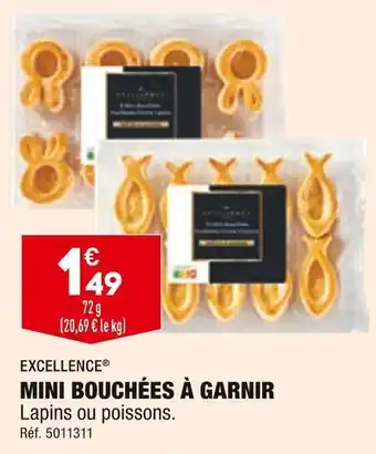 ALDI Excellence mini bouchées à garnir offre