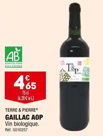ALDI Terre & pierre gaillac aop offre