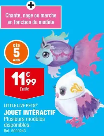ALDI Little live pets jouet intéractifjouet intéractif offre