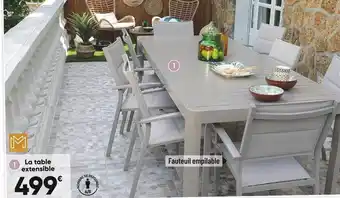 Bricorama Mode de vie table extensible buffalo 2 offre
