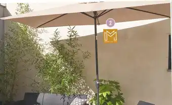 Bricorama Mode de vie parasol inclinable 3x2 m hermes offre