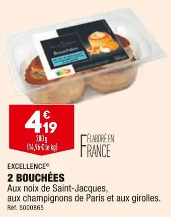 ALDI Excellence 2 bouchées offre