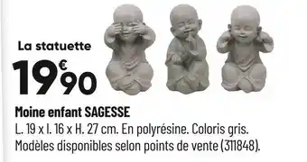 Moine enfant sagesse