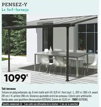Bricorama Toit terrasse offre