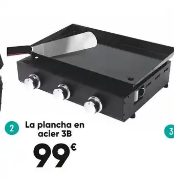 La plancha en acier 3b