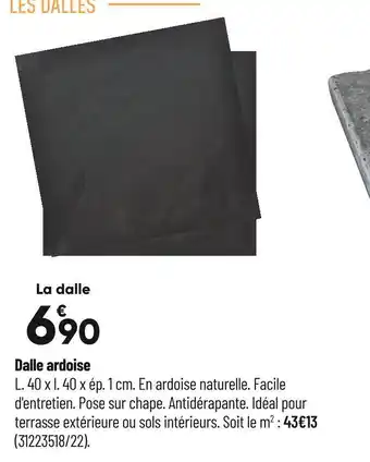 Dalle ardoise