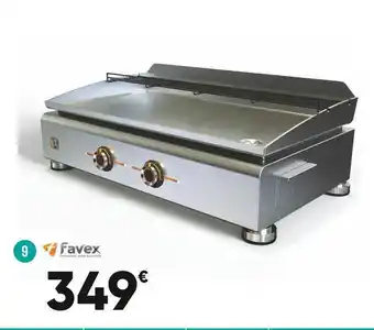 Bricorama Favex plaque de cuisson inox qualité professionnelle offre