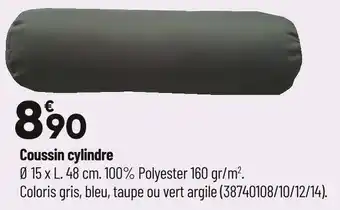 Bricorama Coussin cylindre offre