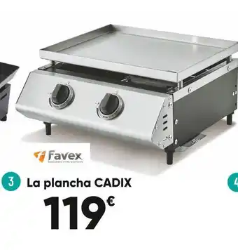 Bricorama La plancha cadix offre