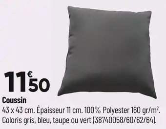 Bricorama Coussin offre