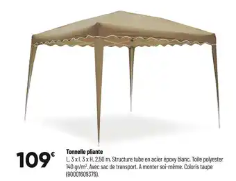 Bricorama Tonnelle pliante offre