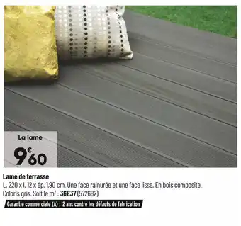 Bricorama Lame de terrasse offre