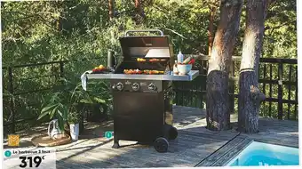 Bricorama Le barbecue 3 feux offre