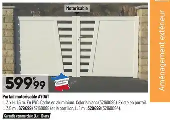 Portail motorisable aydat
