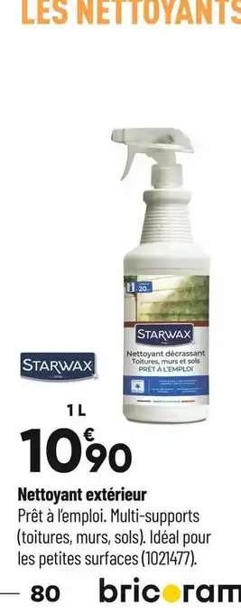 Bricorama Starwax nettoyant extérieur offre