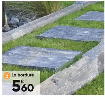 Bricorama Bordure ardoise offre