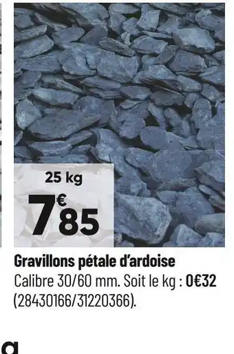 Bricorama Gravillons pétale d’ardoise offre