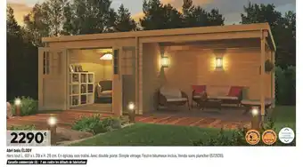 Bricorama Élody abri bois offre