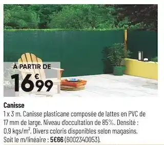Bricorama Canisse offre