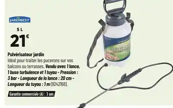 Bricorama Jardibest pulvérisateur jardin offre