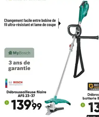 Bricorama Bosch débroussailleuse filaire afs 23-37 offre