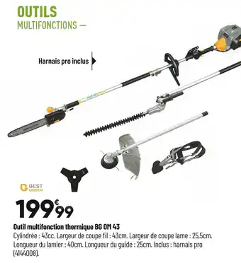 Bricorama Bestgreen outil multifonction thermique bg om 43 offre