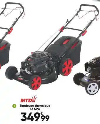 Bricorama Mtd tondeuse thermique 53 spo offre