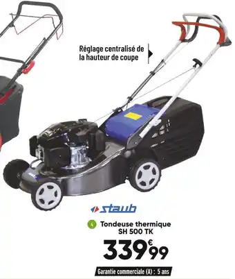 Bricorama Tondeuse thermique sh 500 tk offre