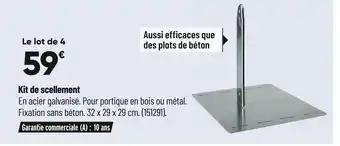 Bricorama 50 kit de scellement offre
