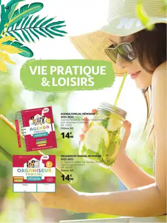 Auchan Agenda Familial Mémoniak offre