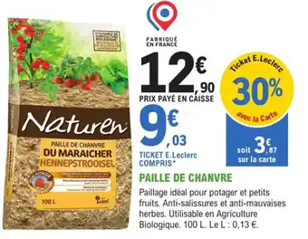 E.Leclerc Jardi Paille de Chanvre offre