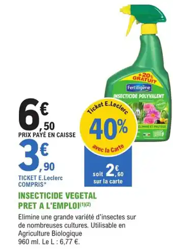 Insecticide Vegetal Pret a L'Emploi