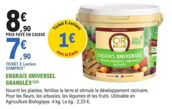 Engrais Universel Granulés